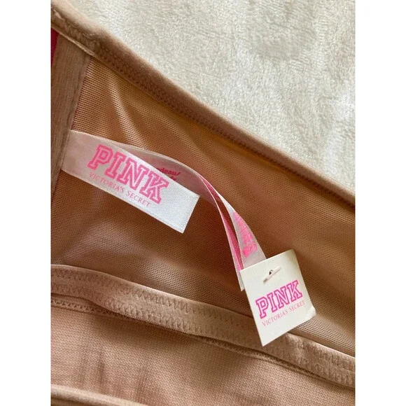 Victoria's Secret PINK Cool and Comfy Bandeau Bra Nude Large NWT - Picture 9 of 9